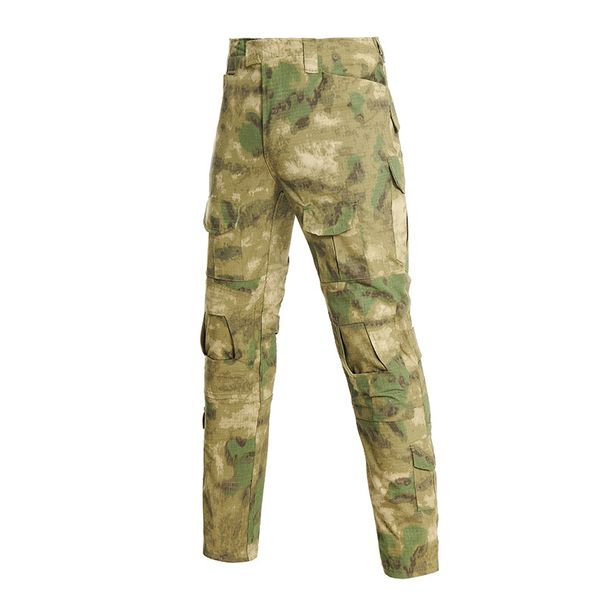 Men's Clothing camouflage stitching knitted frog suit tactical suit CP camouflage training uniform_viptrois.com