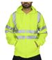 Men's Clothing Reflective Strip Sanitation Work Clothes Plus Velvet Hooded Top Outdoor Sweatshirt_viptrois.com