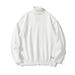 Loom Loom European And American Brand Solid Color Turtleneck Knitted For Men Ins Street Sweater BF Lazy Style Trendy Pullover_viptrois.com