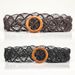 Belt 1PC Women's Braided Belt Pure Handmade Decoration Clothes Dress Hollow Out Wax Rope_viptrois.com