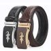 XUANMU New Men's Automatic Buckle Crocodile Pattern Leather Belt Casual Waist Belt For Men Women F0373_viptrois.com