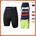 Men's Clothing Basketball Five Point Tight Sports Pants Running Fitness Quick Drying Leggings Men's Short Tight Sports Pants_viptrois.com