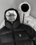 Gothic Hip-Hop Reversible Puffer Jacket, High-Street Embroidered Coat, Minimalist Winter Outerwear_viptrois.com