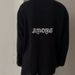 Y2k Gothic Punk Letter Print Waffle Knit Long Sleeve T-Shirt, Men's Streetwear Dark Aesthetic Tops Versatile Dark Aesthetic_viptrois.com