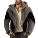 Loom Loom 2024 European And American Cross-Border Summer Hooded High-End Casual Woolen Spring Outfit Stylish Men's Trench Coat_viptrois.com