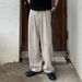 Men's Clothing High End Versatile Loose Straight Wide Leg Trousers_viptrois.com