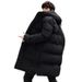 Men's Clothing Men's Long Padded Coat Winter Warm Hooded Jacket With Thick Insulation, Oversize Fit, Zip Front - Grey/Green/Black (Sizes M-8XL)_viptrois.com