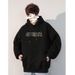 New Long Sleeved Letter Hooded Sweatshirt With Stylish Design And Versatile Loose Top_viptrois.com
