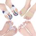 4pairs/set Insoles PVC Material Care Four-piece Toe Valgus Correction Fit Comfort Separator Correction Pad_viptrois.com