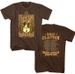 Eric Clapton World Tour 2008 Men's T Shirt Mens Womens Tees Top Brown_viptrois.com