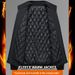 Pure Autumn Winter New Men's For Middle-aged, Plus Size, Loose Fit, Padded, Thickened, Warm, Stand Collar, Fashionable Casual_viptrois.com