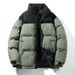 Winter New Cardigan Stand-up Collar Warm And Windproof Loose Bread Clothes Couple Versatile Cotton-padded Clothes_viptrois.com