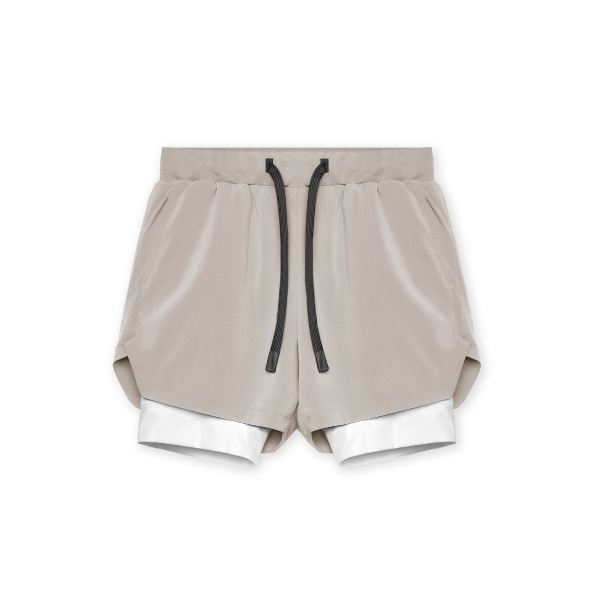 Men's Clothing Summer New Muscle Fitness Brothers Sports 2 In 1 Double Layer Shorts Men's Casual Sports Shorts_viptrois.com