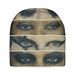 Women's Hats Personality Warm Knitted Hat Autumn And Winter Eye Print Men And Women Retro Street Fashion Small Pullover_viptrois.com