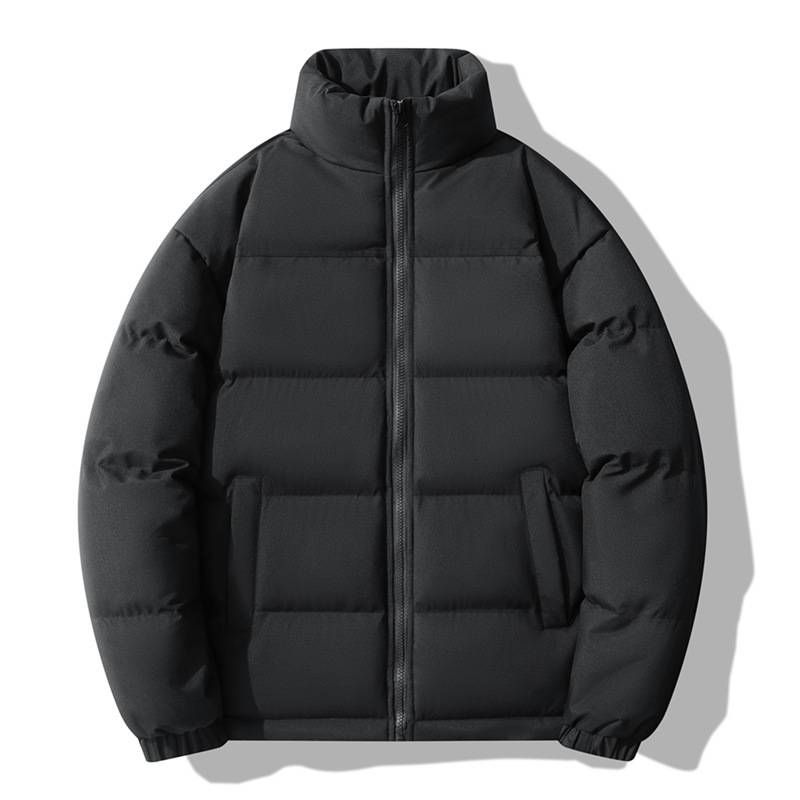 Men's Sportswear And Casual Stand-up Collar Cotton-padded Clothes Weighing 80 To 300 Pounds, With Thick Down Added For Winter_viptrois.com