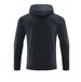 Men's Breathable Fleece Hoodie Jacket - Stretch Fit Running Pullover, Lightweight Quick-Dry Zip-Up For Hiking, Gym & Outdoor Training_viptrois.com