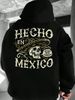 Men's Autumn/Winter Casual Fashion Loose Hoodie En Meixico Day Dead Printed Warm Long Sleeve Hoodie Sweater_viptrois.com