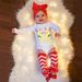 Children's Christmas climbing dress Christmas deer long-sleeved jumpsuit Instagram_viptrois.com