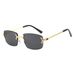 Men's Sunglasses New Fashion Internet Celebrity Sunglasses Women's Frameless Cut Edge Square Sunglasses Shooting Sunglasses_viptrois.com