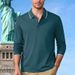 Men's Quick-Dry Polo Shirt – American Classic Jacquard Design For Golf & Casual Wear (S-3XL, 6 Colors)_viptrois.com