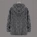 Men's Clothing Fleece-Lined Hooded Zip-Up Sweatshirt - Cozy Winter Pullover With Kangaroo Pocket (Black, Grey, Pink) - Loose Fit Streetwear_viptrois.com