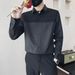 Men's Clothing Woven Shirt Men's Long Sleeved White Shirt Spring And Autumn Handsome Men's Tops New Shirt_viptrois.com