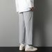 Men's Retro Straight-Leg Pants – Vintage-Inspired Loose Fit Casual Trousers With High Waist & Breathable Polyester For Everyday Wear_viptrois.com