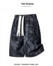 Tie Dye Casual Shorts Trendy High Street Retro Loose Fit For Men And Women Summer Outerwear_viptrois.com
