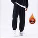 Men's Solid Color Casual Pants With Drawstring Waist & Pockets | Straight & Tapered Leg Options For Daily Wear_viptrois.com