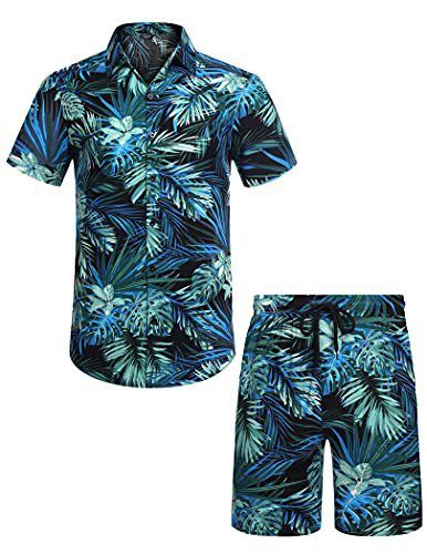 2026 New Men's Beachwear Set For Summer - 2-piece Floral Shirt And Shorts_viptrois.com