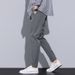 Men's Clothing Summer Thin Youth Straight Business All Match Slim Men's Casual Pants Korean Style Trendy Pants Men_viptrois.com