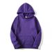 Pure Pure 2021 New Men's Solid Color Hooded Pullover Sweatshirt Cross-Border Foreign Trade_viptrois.com