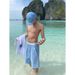 Men's Clothing Summer New Blue Striped Shorts Men And Women Drawstring Beach Loose Wide Leg Casual Versatile Shorts Trend_viptrois.com