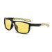 Men's Polarized Sunglasses Black Full Frame Riding Driving Mirror Fishing Glasses HD Sports Square Frame PC Sunglasses Bright_viptrois.com