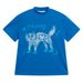 Men's Clothing Fun Cat Cartoon Small High Collar Short Sleeve T Shirt Women's Summer Design Short Slim Shoulder Top Trend_viptrois.com