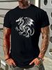 Dragon Skeleton Halloween Fantasy Boys Girls T-Shirt Women Top Graphic Tees Versatile Slightly Breathable Stylish Casual Summer Designer Clothes Unisex Print Round Neck Short Sleeve Female Women Graphic Comfortable Stretched Streetwear Soft_viptrois.com