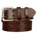 Factory special wholesale new double pin buckle men's belt cowhide personality belt men's casual jeans belt_viptrois.com