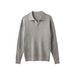 Nordmann APO Men's Clothing|Men's Sweater Autumn Loose Versatile Casual Old Money Style Long Sleeve V-Neck Polo Knitwear_viptrois.com