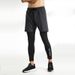 Men's Clothing Men's Leggings Seven Point Two Piece Fitness Running Training Casual Stretch Quick Drying Trousers_viptrois.com