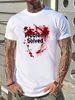 Problem Solved Halloween Print T-Shirt, Size S-5XL Stylish Homme Top For Everyday Wear Fashion Stretched Casual Breathable Comfortable_viptrois.com