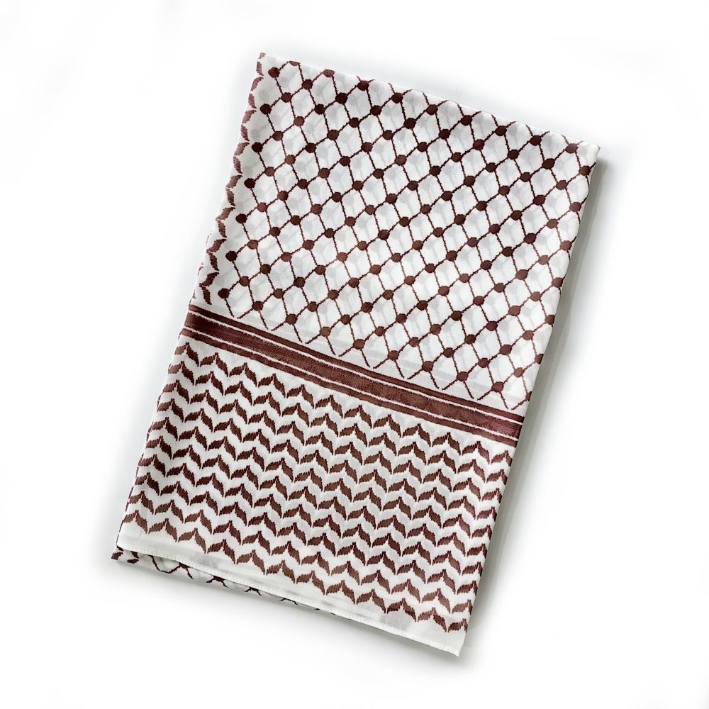 New Printed Chiffon Headscarf Arab Scarf Middle East Dubai Turkey Palestinian Headscarf Cross Border Spot_viptrois.com