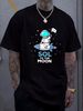 SOL Rocket To The Moon HODL Solana Till The Moon Crypto T-Shirt, Solana SOL Coin Stretched Top For Everyday Wear Streetwear Versatile Comfortable_viptrois.com