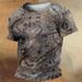 Nautical Pattern T-Shirt For Men Vintage Compass 3D Printed Tees Summer Casual Round Neck Tops Short Sleeve Loose Tee Shirts_viptrois.com