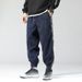 Men's Clothing Autumn And Winter Casual Pants Cashew Flower Splicing Large Size Sports Pants_viptrois.com