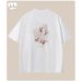 Men's Clothing Cotton Short Sleeved T Shirt Embroidery Loose Large Size T-Shirts_viptrois.com