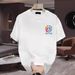 Men's Clothing Summer Short Sleeved Ins Pure Cotton New Men's Hot Selling Printed T Shirt Trendy Men And Women All Match Round Neck T Shirt Men_viptrois.com