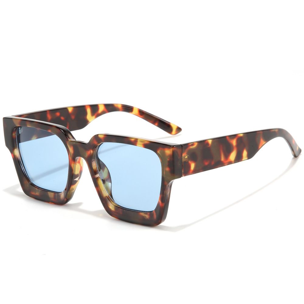 Men's Sunglasses New UV Protection Large Frame Square Frame Sunglasses Men's And Women's Neutral Sunglasses_viptrois.com