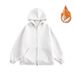 Unisex Hooded Fleece Jacket – Oversized Zip-Up Sweatshirt With Cozy Lining (Black/Heather Grey/Navy, Sizes M-3XL)_viptrois.com
