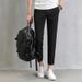 Men's Clothing Nine Point Trousers Slim Casual Suit Trousers With Small Feet_viptrois.com