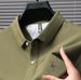 2025 New Summer New High-End Pure Polo Shirt Casual Comfortable Trendy Brand Embroidered Full Cotton Turn-Down Collar Men's_viptrois.com